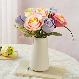 Kit de fleurs à faire soi-même <span class=keywords><strong>Robotime</strong></span> <span class=keywords><strong>Rokr</strong></span>, cadeau artisanal, jouets AD022, lavande, rose, artisanat en plastique, puzzles <span class=keywords><strong>3D</strong></span> - Product Image 5