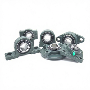 High Precision P6 Cast Iron Pillow Block <b>Bearing</b> UCF Series 25x34x95mm <b>Grease</b> Lubricated Housing - Product Image 1