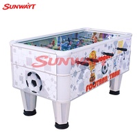 Table de football et de baby-foot électronique en métal, machine de jeu à monnayeur avec interface en anglais – Offre Spéciale
