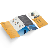 Impression de prospectus sur mesure, format A4, A5, A6, spécifications de production offset sur papier haute brillance