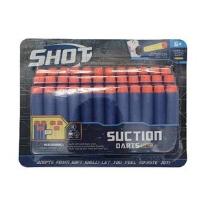 Hot Bán Vũ Khí Súng Phụ Kiện Đầu Tròn Mềm <span class=keywords><strong>Bullet</strong></span> 36 Đóng Gói Chất Lượng Cao Miếng Bọt Biển Chất Liệu An Toàn Quà Tặng Đồ Chơi Cho Trẻ Em Trên 6 - Product Image 1