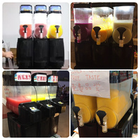 60L 4 Réservoirs Grande Capacité Daiquiri Margarita Machine à Boissons Glacées Machine à Slush Pour Restaurant Bar à Jus