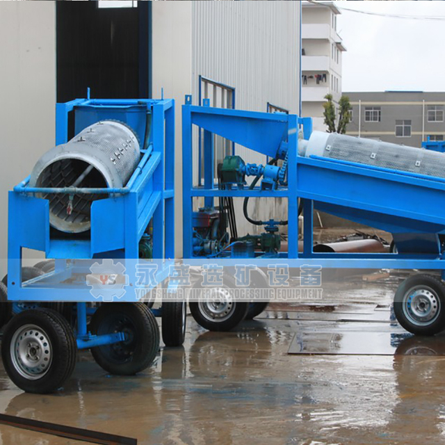 5-10t/h Gold Mining Plant Small Black Gold Sand Washing Mining Machine Mini Gold Trommel Screen Wash Plant for Sale