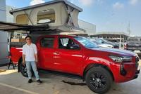 Mini-caravane pliable 4x4 personnalisée pour pick-up, idéale pour le camping en plein air et les voyages tout-terrain