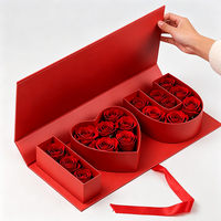 Kotak Hadiah Cinta Romantis Super September, Bunga Liburan Kreatif, Papan Kaku Daur Ulang, Hadiah Cinta, Display Florist, Logo Kustom