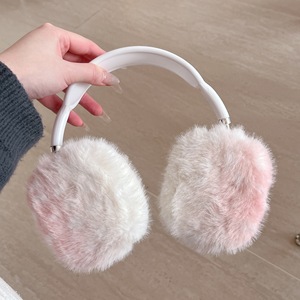 Étui pour casque audio en fourrure douce de couleur contrastante, housse de protection pour <span class=keywords><strong>Airpods</strong></span> <span class=keywords><strong>Max</strong></span> et <span class=keywords><strong>Airpods</strong></span> <span class=keywords><strong>Max</strong></span> 2 - Product Image 5