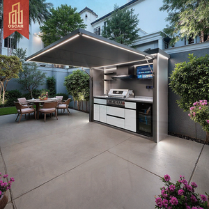 2026 Kabinet Baja Tahan Karat Modern untuk Luar Ruangan, Rak Panggangan Gas BBQ, Rumah Kolam Renang, Perabotan Ruang Tamu Luar Ruangan, Dapur Luar Ruangan - Product Image 1
