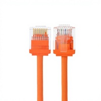 Câble Ethernet Patch Cat6A UTP Ultra Mince 28AWG Cuivre Toronné 10 Gbit/s RJ45 Embout Court PVC Longueur Personnalisée