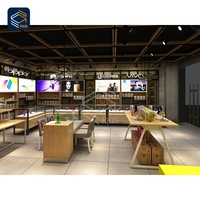 Comptoir de présentation en verre trempé élégant et haut de gamme pour magasin de téléphonie mobile, avec armoire à accessoires pour écouteurs