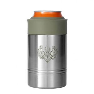 12Oz Double Wall Stainless Steel Vacuum Insulated Suction Cup Can Cooler Custom Logo Plastic <b>Bottles</b> for Hair Oil for Camping - Product Image 6