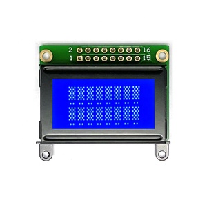 TCC 소형 8x2 블루 컬러 1.3인치 디스플레이 8비트 병렬 문자 LCD 디스플레이 모듈 백라이트 포함 - Product Image 2