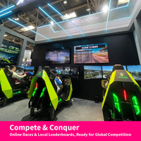 Kit de simulateur de course automobile Renixsim Esports F1, cockpit d'arcade avec mouvements, simulateur de jeu de conduite pour parc d'attractions