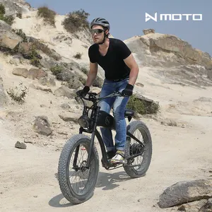 N-MOTO自行设计定制立陶宛电池26英寸250w后轮毂液压盘式制动器时尚复古胖轮胎电动自行车