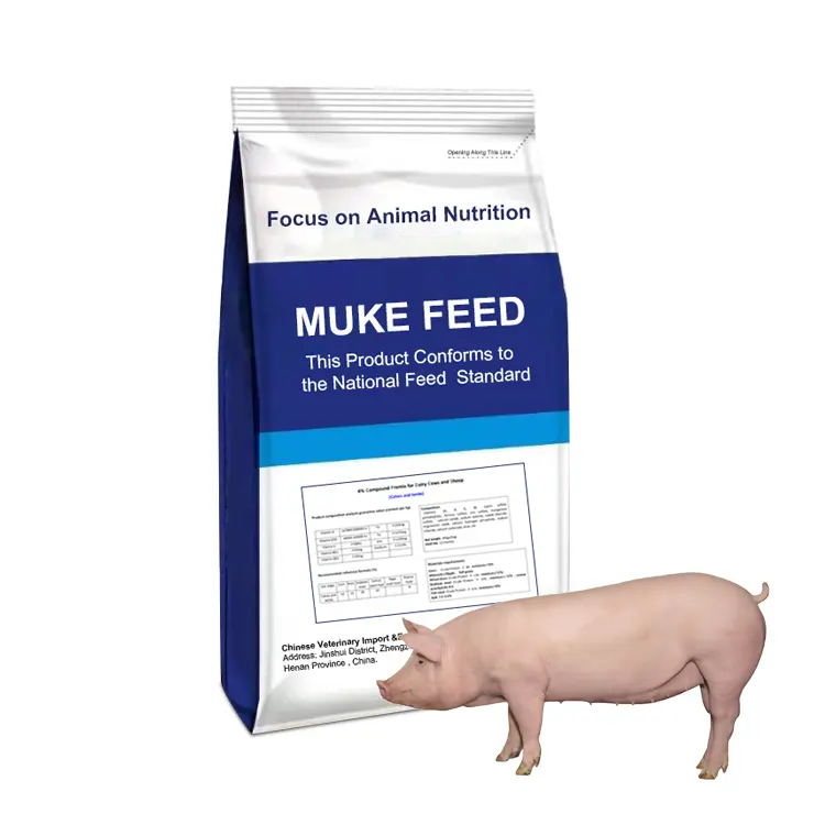 How to mix pig premix concentrate feed with corn and soybean meal of formula OEM supplier