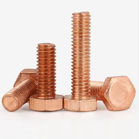 Vis hexagonale en bronze silicé de haute qualité, sur mesure, DIN933/DIN931