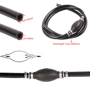 Pompe à huile manuelle 10 mm 8 mm avec tuyau pour extraction d'huile de moto, voiture, yacht, moteur hors-bord avec valve unidirectionnelle - Product Image 2