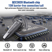 Nuevo Auricular Inalámbrico de Negocios con Chipset QCC 3020, Auricular de Una Sola Oreja, Modelo LC-B45