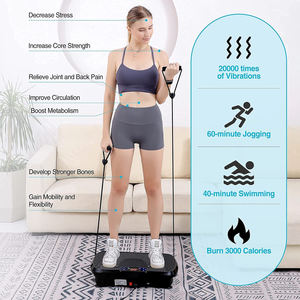 N Venta caliente uso en el hogar Mini placa vibratoria máquina de ejercicio deportes entretenimiento Fitness cuerpo delgado masaje - Product Image 5
