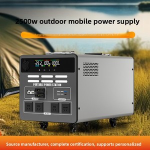 Outdoor Portable Power Station Lithium Ion Solar Photovoltaic Energy Storage System Foldable Fast Charging Outdoor <b>Mobile</b> Energy - Product Image 5