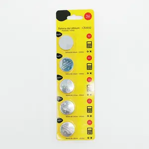 Chinese Factory Wholesale 0%Hg Primary Manufacturers OEM 3.0V CR2032 Lithium Button Cell Cheap Price Lithium Battery