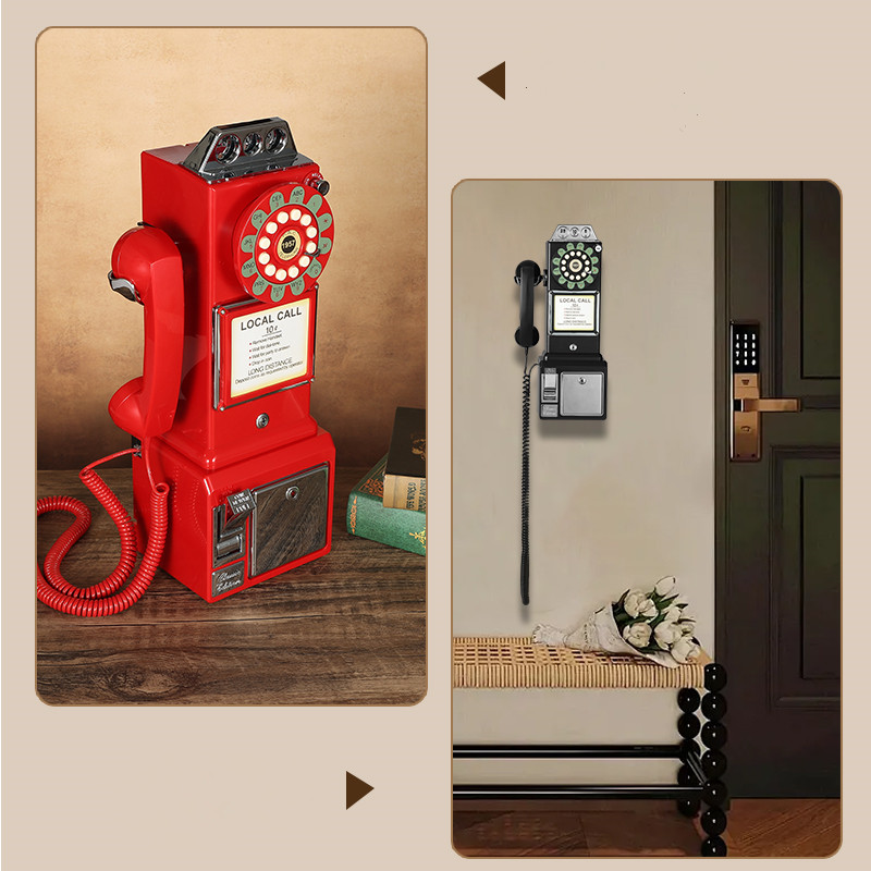 Crosley 1950 Classic Pay Phone - Unique Antique Telephone