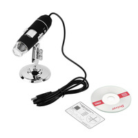 In Stock High-definition 1000x USB Electron Microscope X4-1000X Industrial Magnifier with 8 LEDs Stand for Repair Inspection