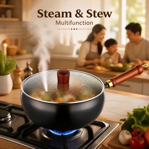 Heavy Duty Traditional Chinese <b>Wok</b> No Chemical Coating Safety Cookware - Product Image 5