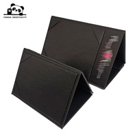 Porte-menu en cuir PU personnalisable, présentoir de signalisation, café, bar, boisson, restaurant, tentes de table, support de couverture de menu, cadre