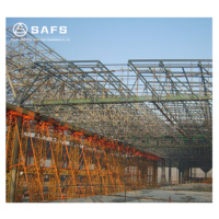 Hangar à grande portée en structure acier SAFS pour projet de construction d'installation aéronautique