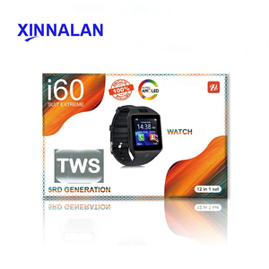流行趋势双智能手表套装 TWS 耳机时尚 7 条表带 2 个运动腕表 Max Suit I60 - Product Image 1