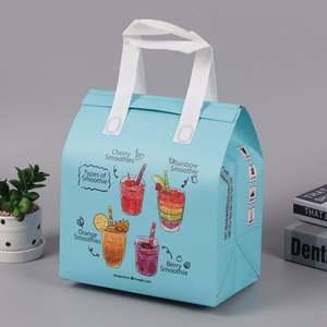 Sac isotherme pliable personnalisé pour la livraison de pizzas, sac à lunch, sac de pique-nique, sac isotherme non tissé avec logo imprimé - Product Image 2