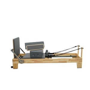 Máquina Profesional de Entrenamiento de Yoga, Cama de Pilates Comercial para Estudio, Ajustable, Telescópica, de Roble Blanco Premium - Product Image 5