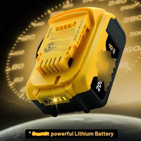 Batterie lithium LiFePO4 rechargeable de haute qualité 20V 6Ah compatible avec les outils professionnels sans fil Dewalt DCB206