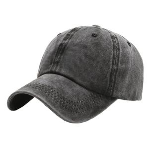 Venta al por mayor de 6 paneles de algodón lavado gorras de béisbol BSCI certificado Multicolor deportes gorra para correr logotipo personalizado con tela común - Product Image 6