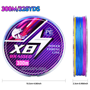 Personnalisé 300m 8 brins <span class=keywords><strong>carpe</strong></span> longue ligne de pêche tressée <span class=keywords><strong>fil</strong></span> PE standard coloré pour la pêche en rivière lac ruisseau - Product Image 6