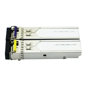 נחושת sfp אחד יציאת rj45 10/100/1000M בסיס-T 100m משדר אופטי sfp מודול