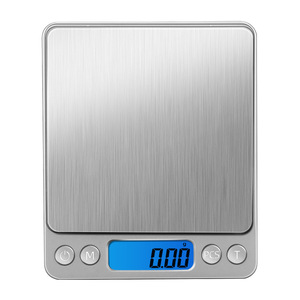 고무나무 고정밀 미니 휴대용 포켓 전자저울 I2000 모델 금 보석 주방용 그램 저울 0.001g - Product Image 1