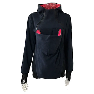 Chaqueta portabebés Kangaroo prendas de vestir exteriores sudaderas con capucha y sudaderas <span class=keywords><strong>abrigo</strong></span> para mujeres embarazadas embarazo Bebé usando <span class=keywords><strong>abrigo</strong></span> <span class=keywords><strong>mujer</strong></span> L - Product Image 4