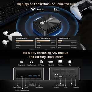 Mini PC BMAX Maxmini B5A Pro Win <span class=keywords><strong>11</strong></span>, prix d'usine en gros, 16 Go de SSD, 512 Go, processeur AMD Ryzen <span class=keywords><strong>7</strong></span> 5700u, sortie sur 3 moniteurs - Product Image 5