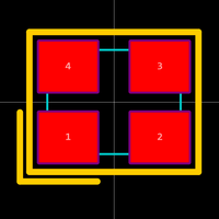 Oscilador de Cristal Industrial SMD 3225 de 4 Pines Personalizable de 12MHz |   ±10ppm/±20ppm, 80Ω ESR, Montaje en Superficie