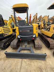 Mini-excavatrice Komatsu PC50 d'occasion du Japon, 5 tonnes, cabine ouverte, meilleure visibilité, prix bas, faible nombre d'heures de fonctionnement - Product Image 3