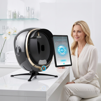 Analizador de Piel Facial 3D Portátil de 15.6 Pulgadas con Espejo Mágico Médico y Detector de Humedad, Enchufe JP para Análisis Facial