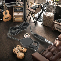 Microphone à pince 3M 6,35 mm avec prise audio et capteur piézo pour violon et guitare acoustique – Pièces et accessoires pour instruments à cordes