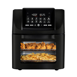 <span class=keywords><strong>Gourmia</strong></span> <span class=keywords><strong>Friteuse</strong></span> à air électrique 14 Qt, Four multifonction avec rôtissoire, Écran numérique, 12 programmes prédéfinis, Fonctions rôtir, cuire, griller, déshydrater, Usage domestique - Product Image 1