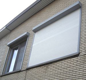 AS2047 TOMA <span class=keywords><strong>Volet</strong></span> <span class=keywords><strong>roulant</strong></span> insonorisant en alliage d'aluminium à ouverture battante pour salle de bain avec garantie de 5 ans - Product Image 1