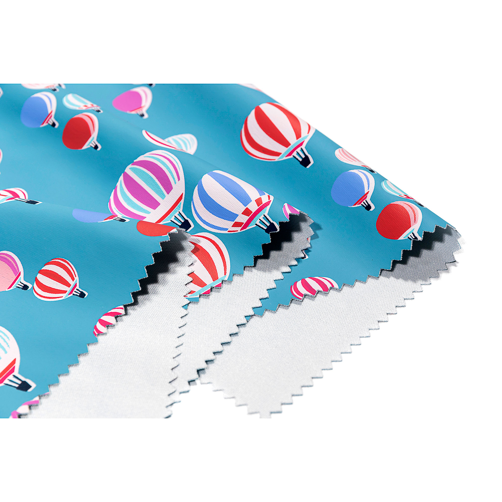 Ultra-fresh Environment Friendly Printing PU Coated Rainwear Fabric REACH Oeko-Tex Standard 100