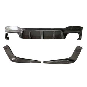 Para <span class=keywords><strong>BMW</strong></span> 5 Series G30 G38 2016-2024 Estilo 3D Fibra de carbono Labio trasero Difusor trasero Labio de parachoques - Product Image 1