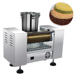 Fluffy pancake making machine/pancake crust machine/commercial automatic machine layer cake machine