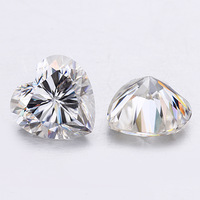 Fabrika fiyat DEF VVS renk 4-9mm 0.3-3CT sentetik kalp mozanit elmas