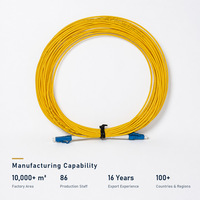 Câble de raccordement à fibre optique LC UPC vers LC UPC monomode simple 2,0 mm pour FTTH, centre de données, télécommunications